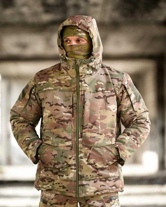 Зимовий тактичний костюм Taslan Multicam 5в1 військова форма