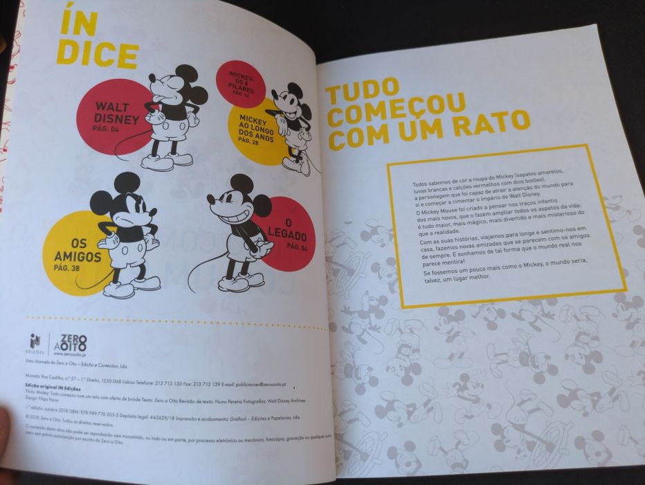 Tudo começou com um rato 90 anos de magia