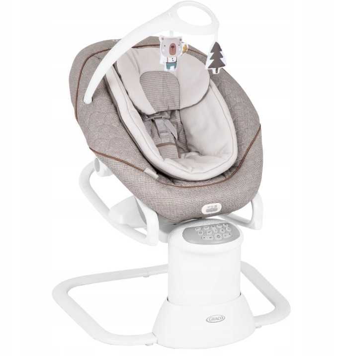 GRACO ALL WAYS LITTLE ADVENTURES huśtawka 0-9 kg regulowana prędkość