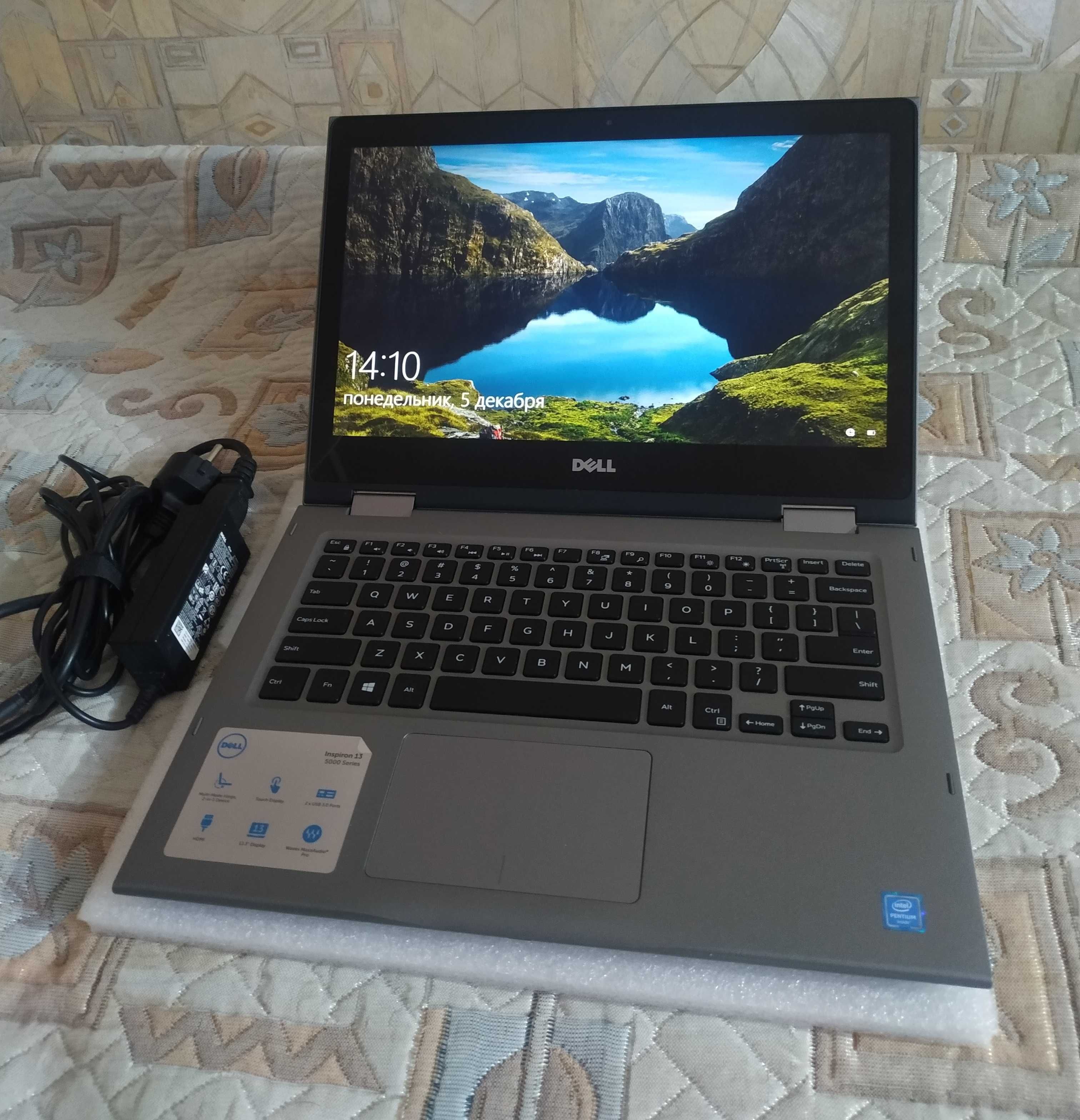 Ноутбук-планшет 2 в 1 Dell Inspiron 13 5368 8GB 256GB SSD отл.сост.