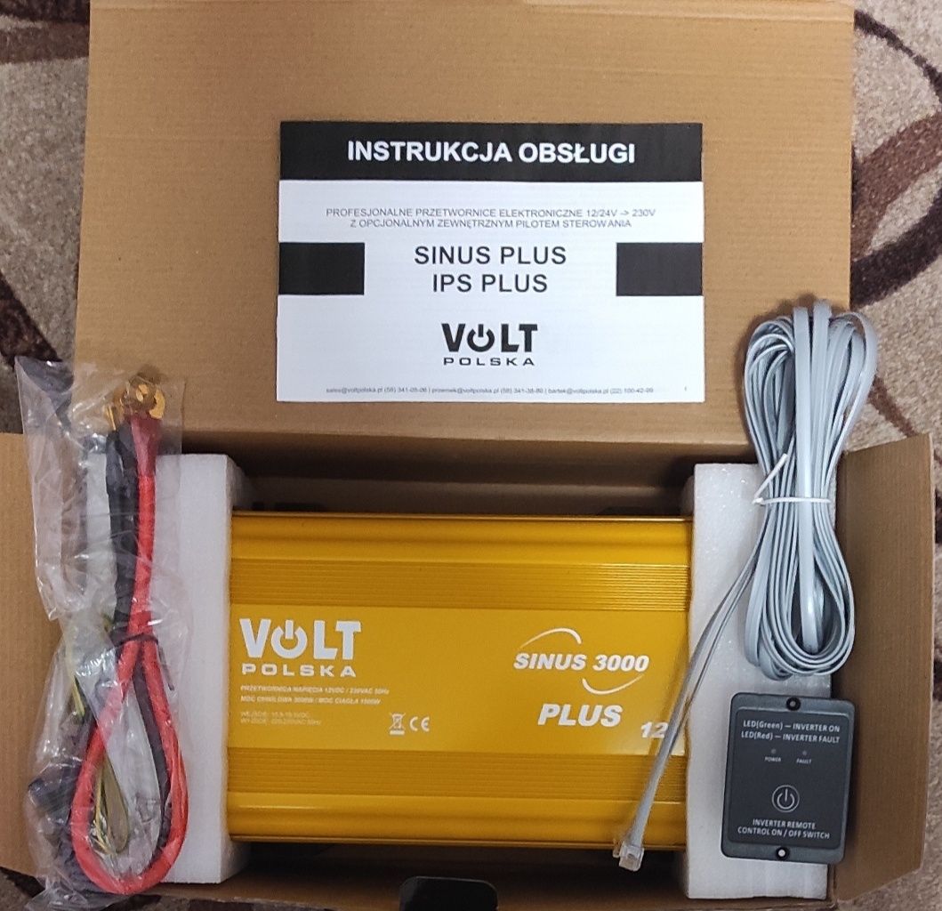 Перетворювач  VOLT POLSKA SINUS PLUS 1500-3000 новий