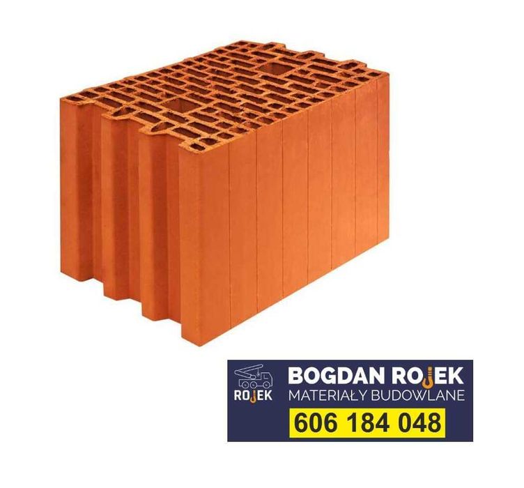 Pustak ceramiczny LEIER 25PW cegła bloczek HDS THERMOPOR STROP ściana