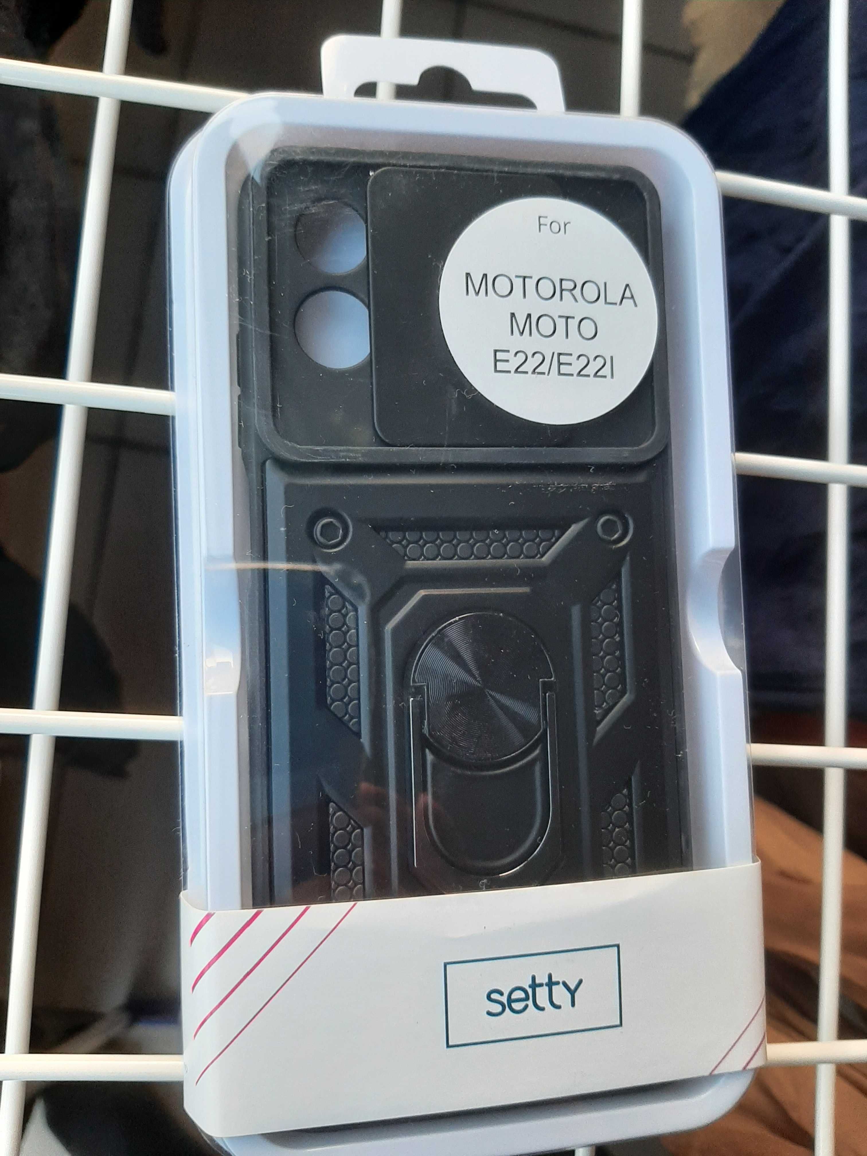 Etui Motorola Moto E22 E22 I z uchwytem na palec