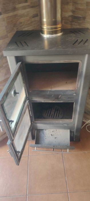 Salamandra A lenha com forno