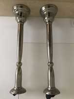 2 X Castiçal cromado