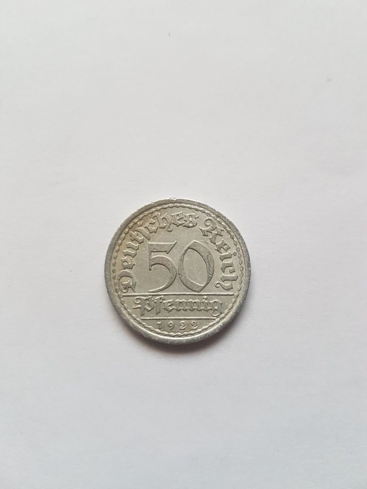50 pfennig 1922r.