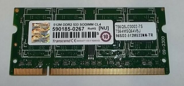 Память к ноутбуку So-Dimm DDR 2 pc-5300 667 MHz 512 Mb