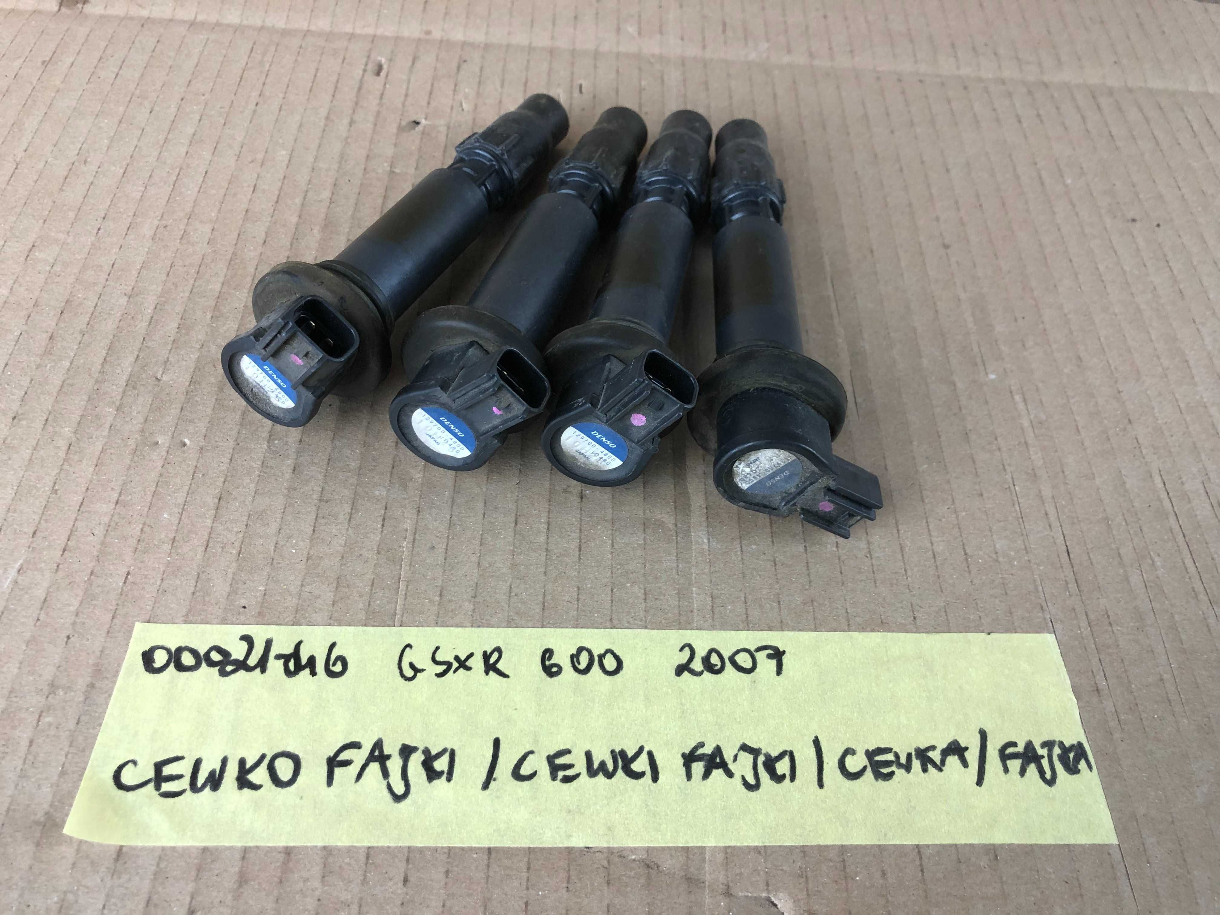 Suzuki GSX-R 600 700 K6 K7 Cewko Fajki Cewki Fajki Cewka Fajka 2007