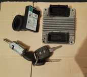 Opel Astra II G 1.6 B 8V Sterownik Komputer Silnika ECU Pętla kluczyki