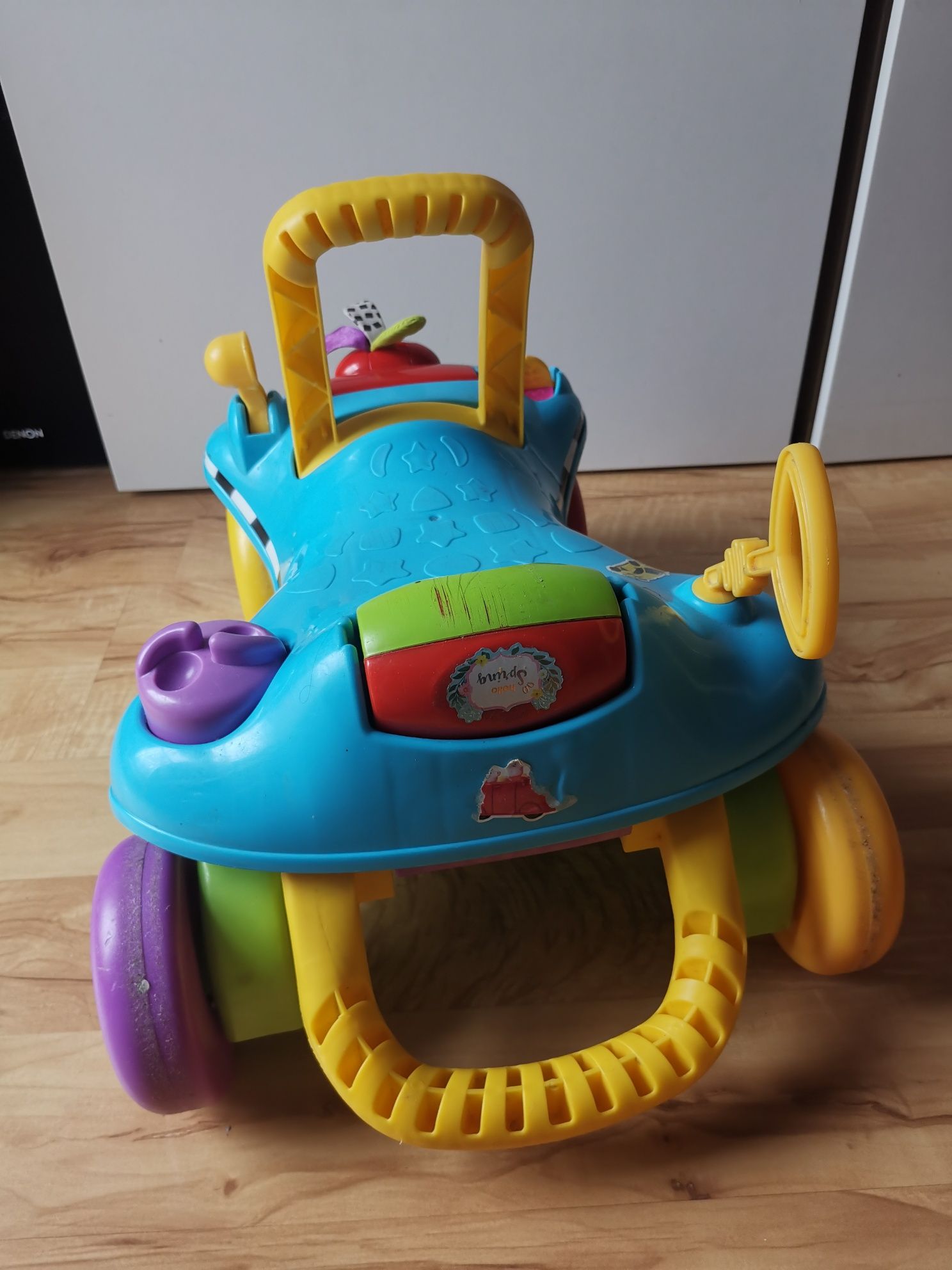 Autko jeździk pchacz PLAYSKOOL do nauki chodzenia 2 w 1