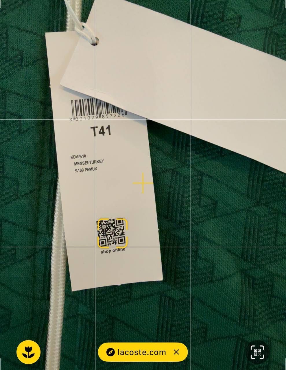 Dres Lacoste Monogram Green