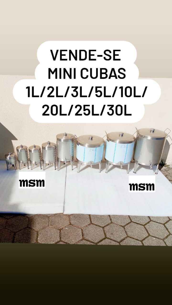 Mini cubas polidas