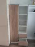 regał biurowy R 80 cm C żeLP R11 biały / Sonoma