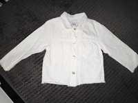 Biała katana kurtka jeansowa Zara 98
