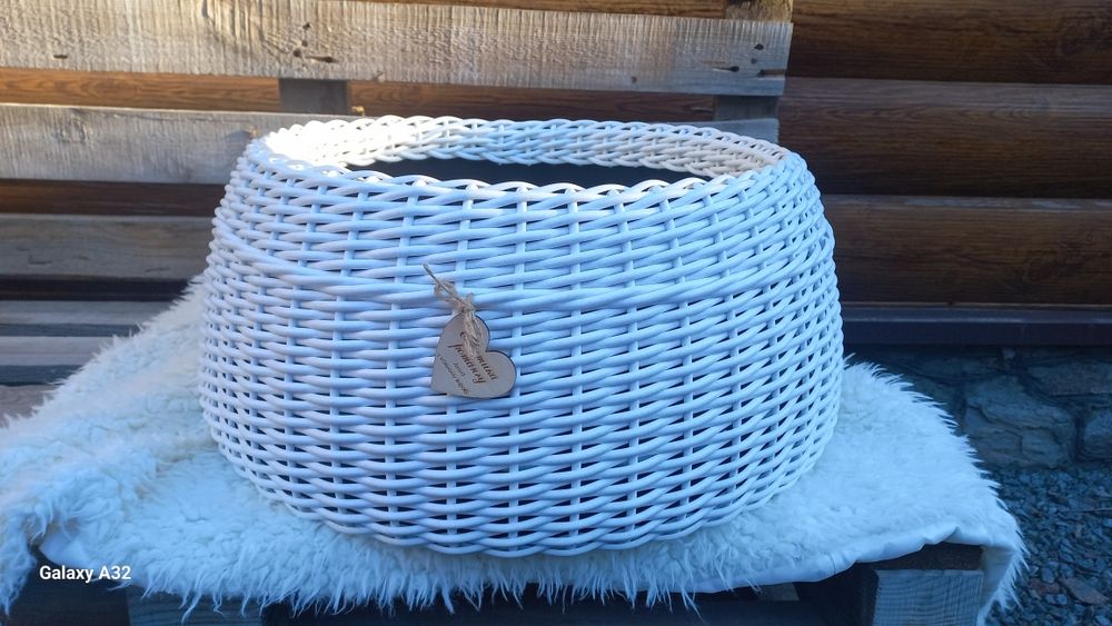 Спідниця для ялинки зі штучного ротангу Новорічний декор