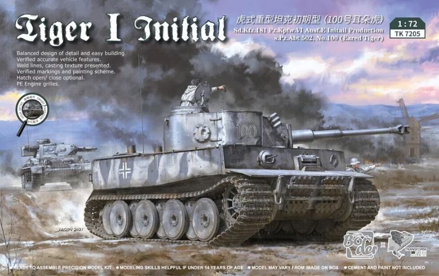 Border Model TK7205 czołg Tiger I Sd.Kfz.181 model do sklejania