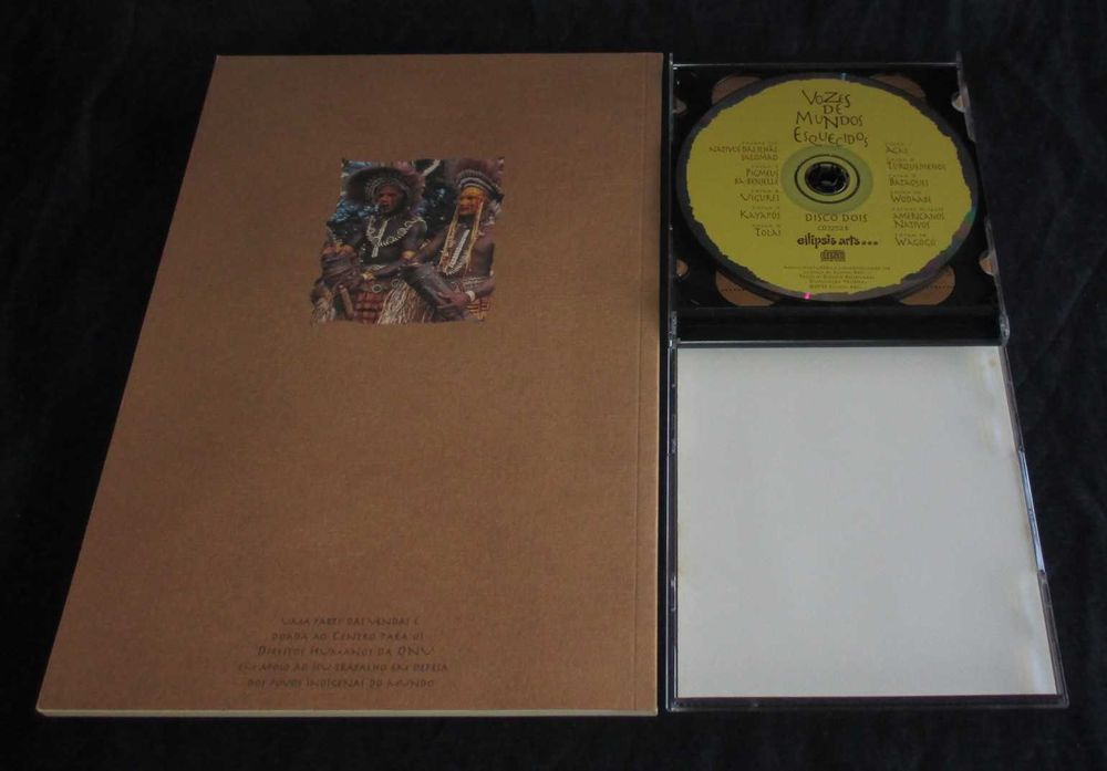 Livro e Cd's Vozes de Mundos Esquecidos Música Tradicional