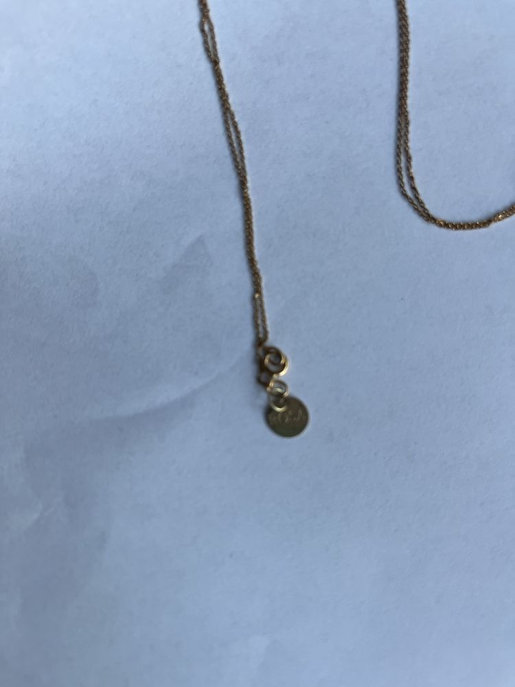 Zloty lancuszek z zawieszka Rosa Chains