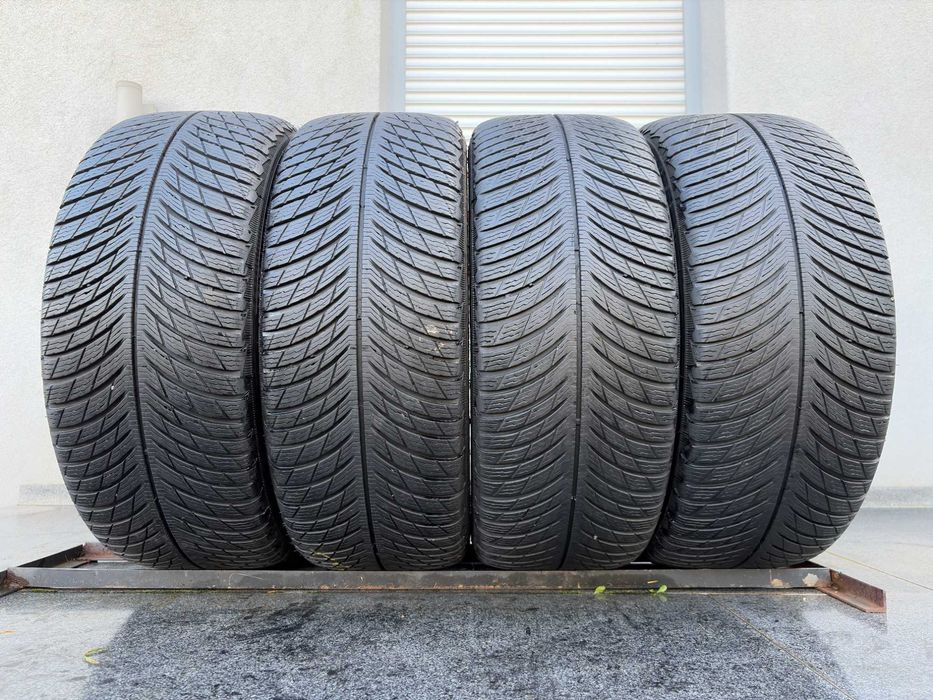 4szt zimowe 225/45R18 Michelin 6,7-5,3mm 2021r świetny stan! Z1078 gwa