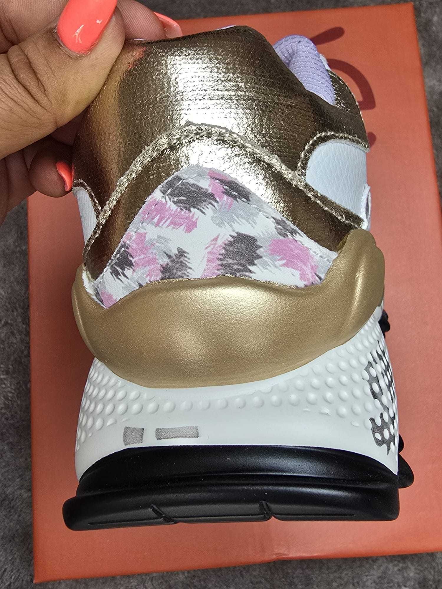 Ténis Sapatilhas EXÉ Dourado Rosa Brilho 37