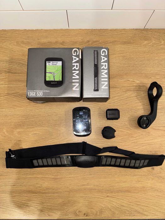 Garmin 530 Edge Sensor Bundle licznik rowerowy GPS tętno prędkość rytm