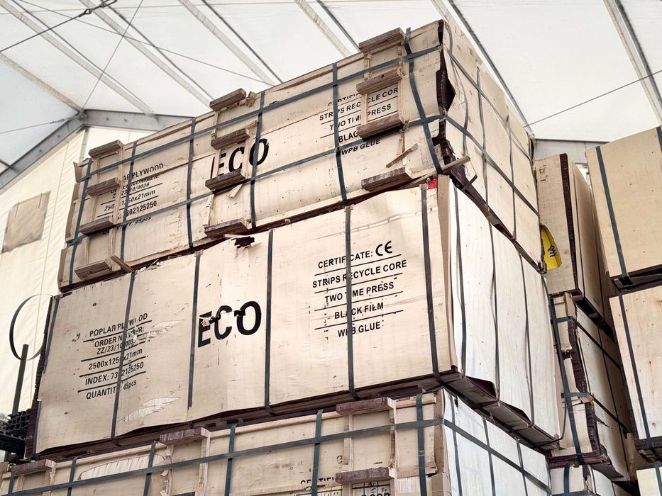 Płyta sklejka topolowa eco sprzedaż paletowa 43-45 arkuszy