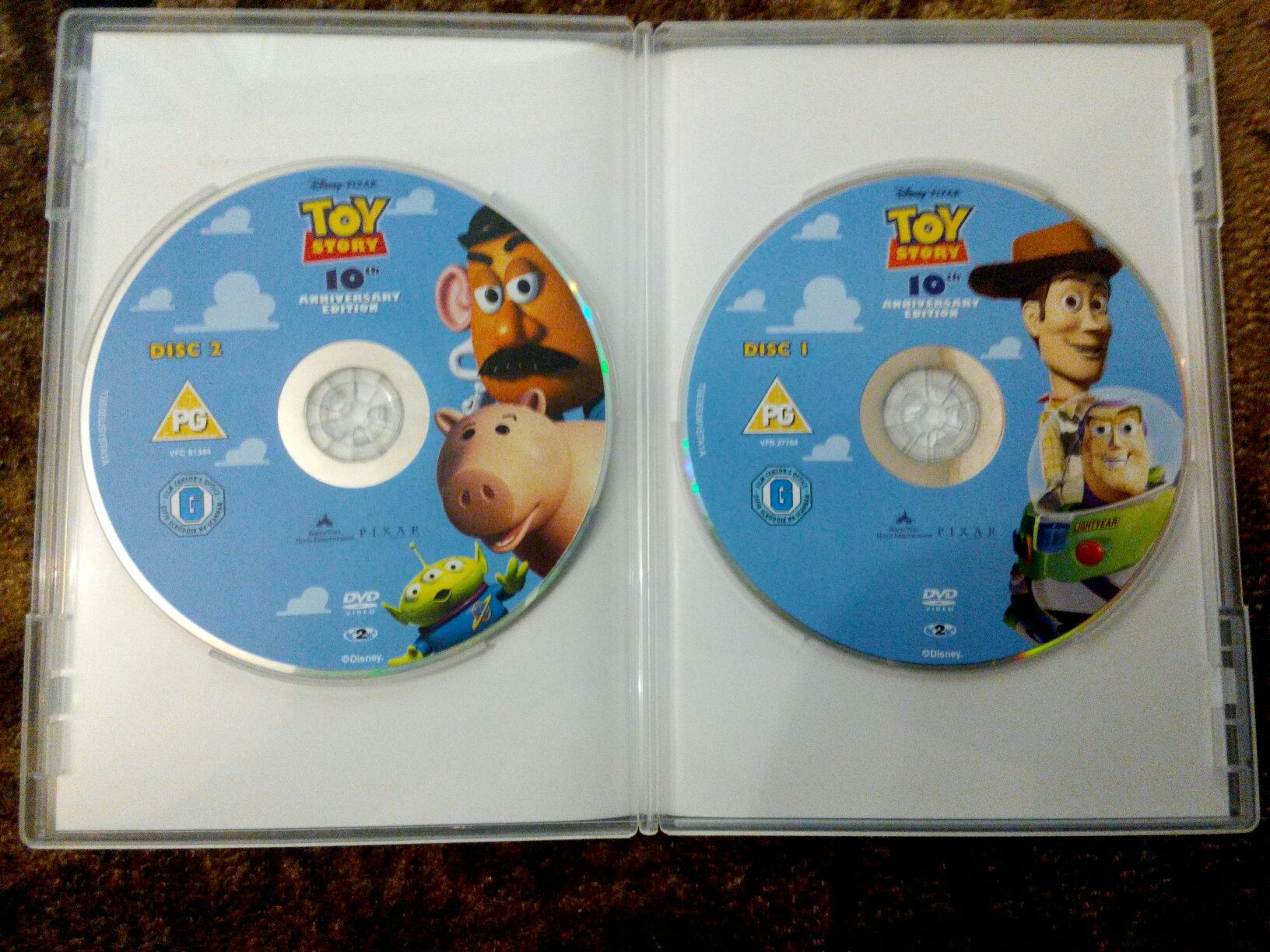 DVD Мультики и фильмы на иностранных языках 100 шт. Toy Story 10