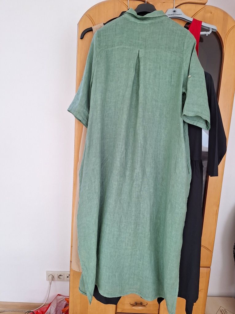 Sukienka oversize 100% len