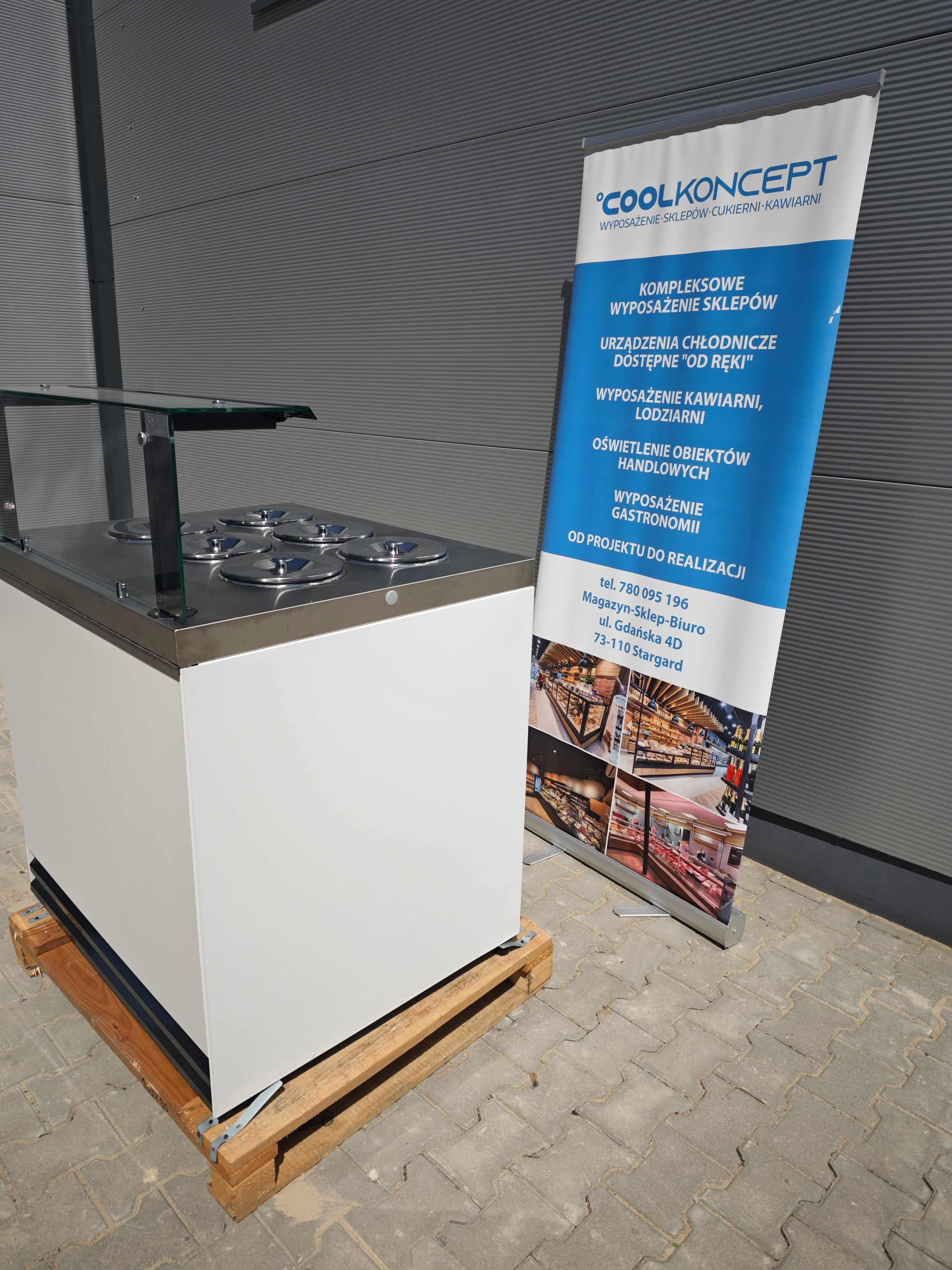 Dystrybutor do lodów Cebea Apollo 6/6 smaków, Nowy!