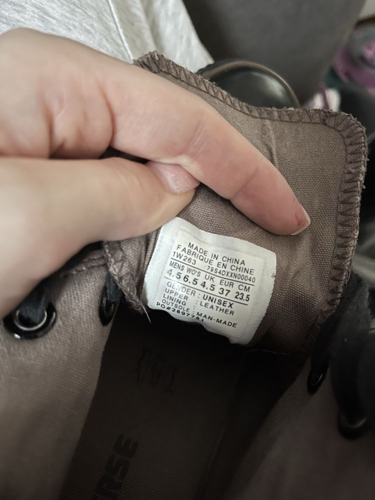 Skórzane brązowe conversy r. 37