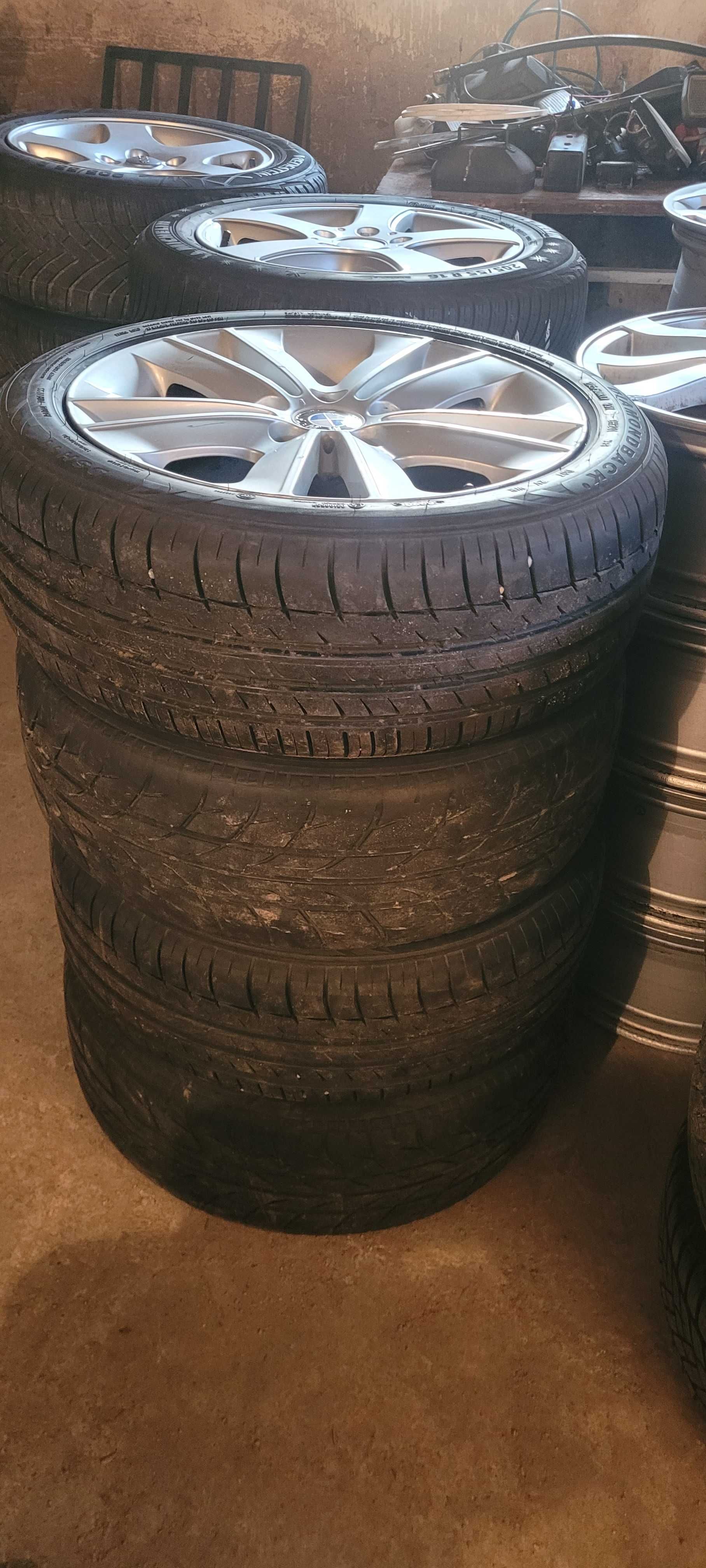 Alufelgi BMW. 5x120. Opony 205 50 r17. Oryginał BBS. Wysylka