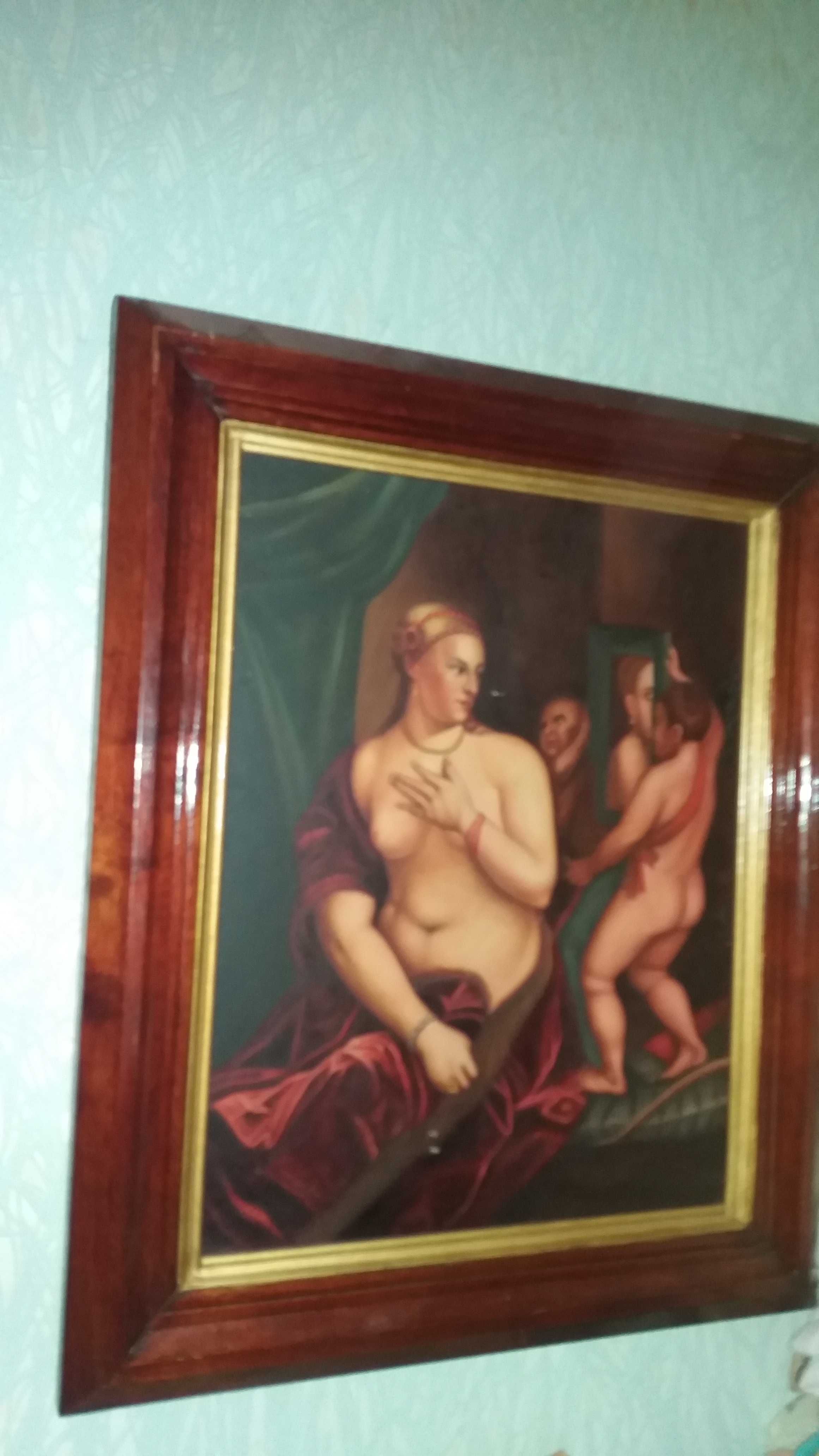 Продам раритетную картину "Венера перед зеркалом".