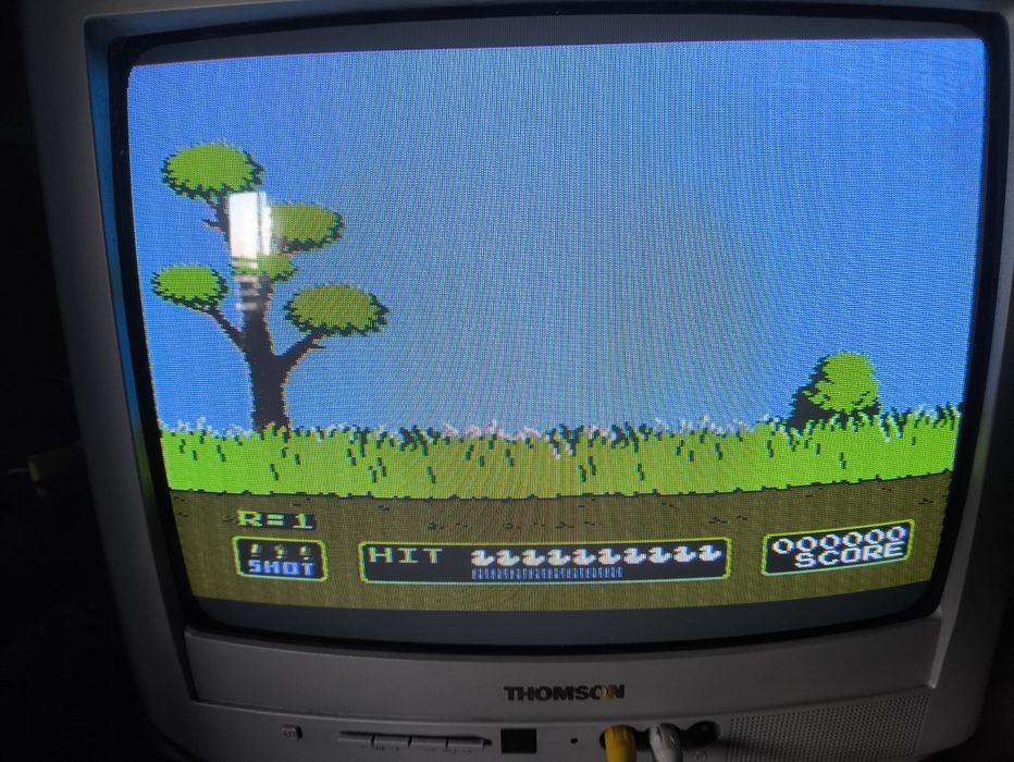 Telewizor crt Thomson 14 retro kolor i czarno biały
