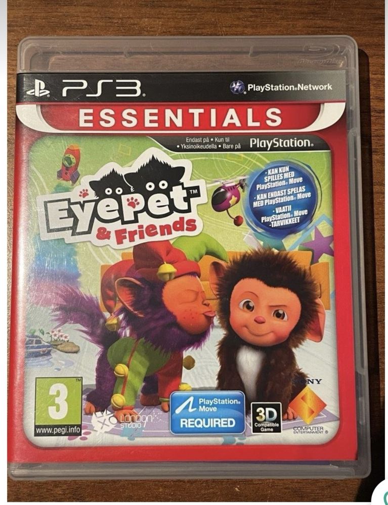 Zestaw 3 gier sportowych na PS3 + gra Eyepet & Friends