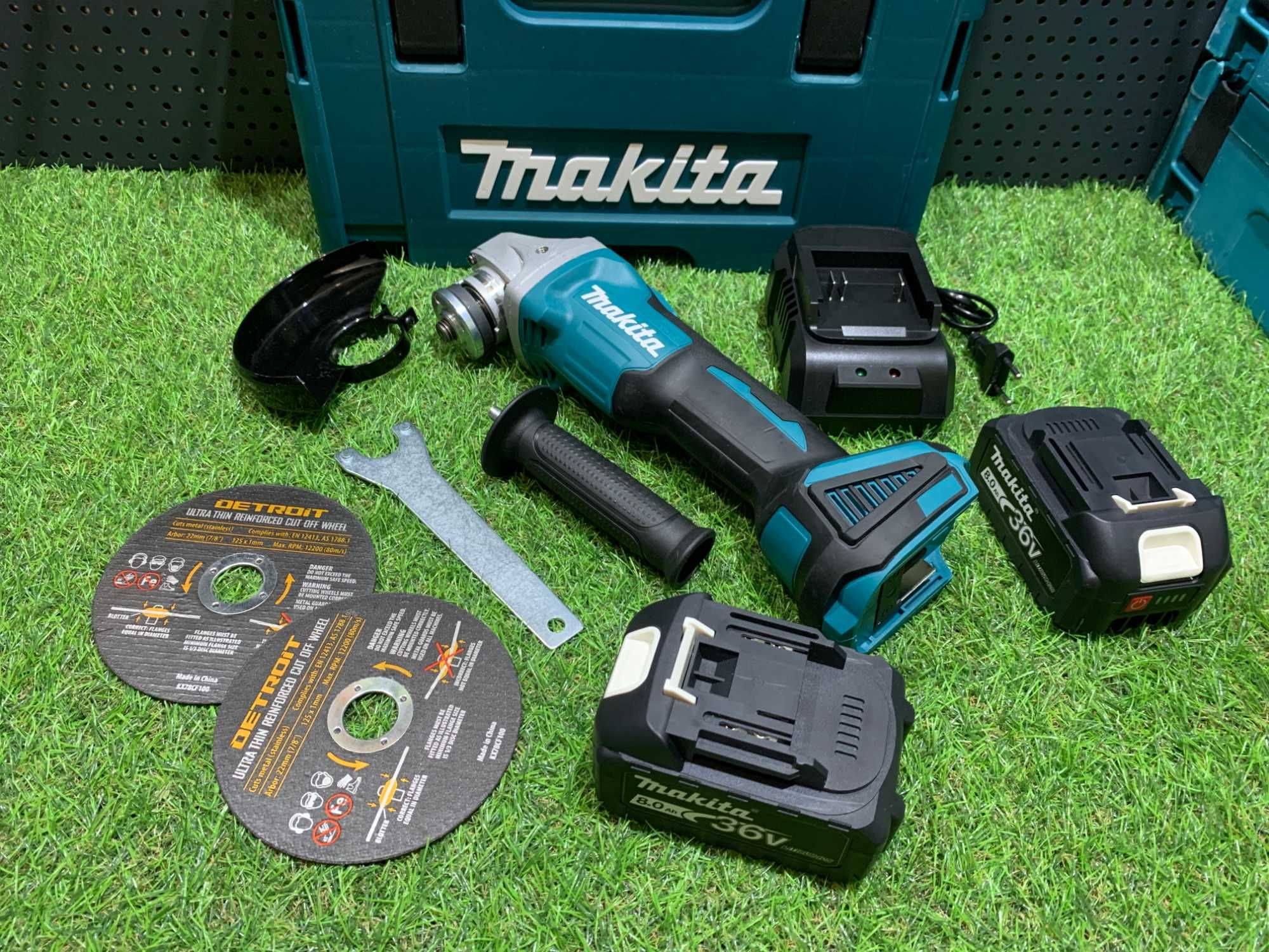 Акумуляторная Болгарка Makita DGA 504 36V8Ah Потужність 1200Вт