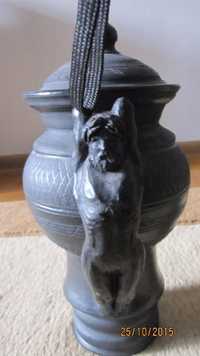 амфора-ваза в грецькому стилі з чорної кераміки (ексклюзив)