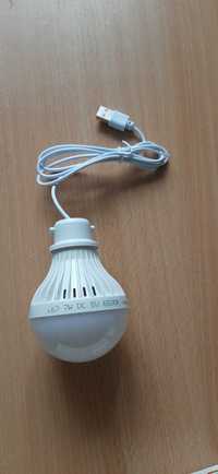 Лампочка 7W (7Вт) під USB 5В. Біле світло