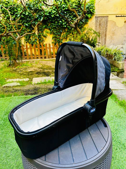 Trio Carrinho Chicco Kwik One + Ovo + Alcofa