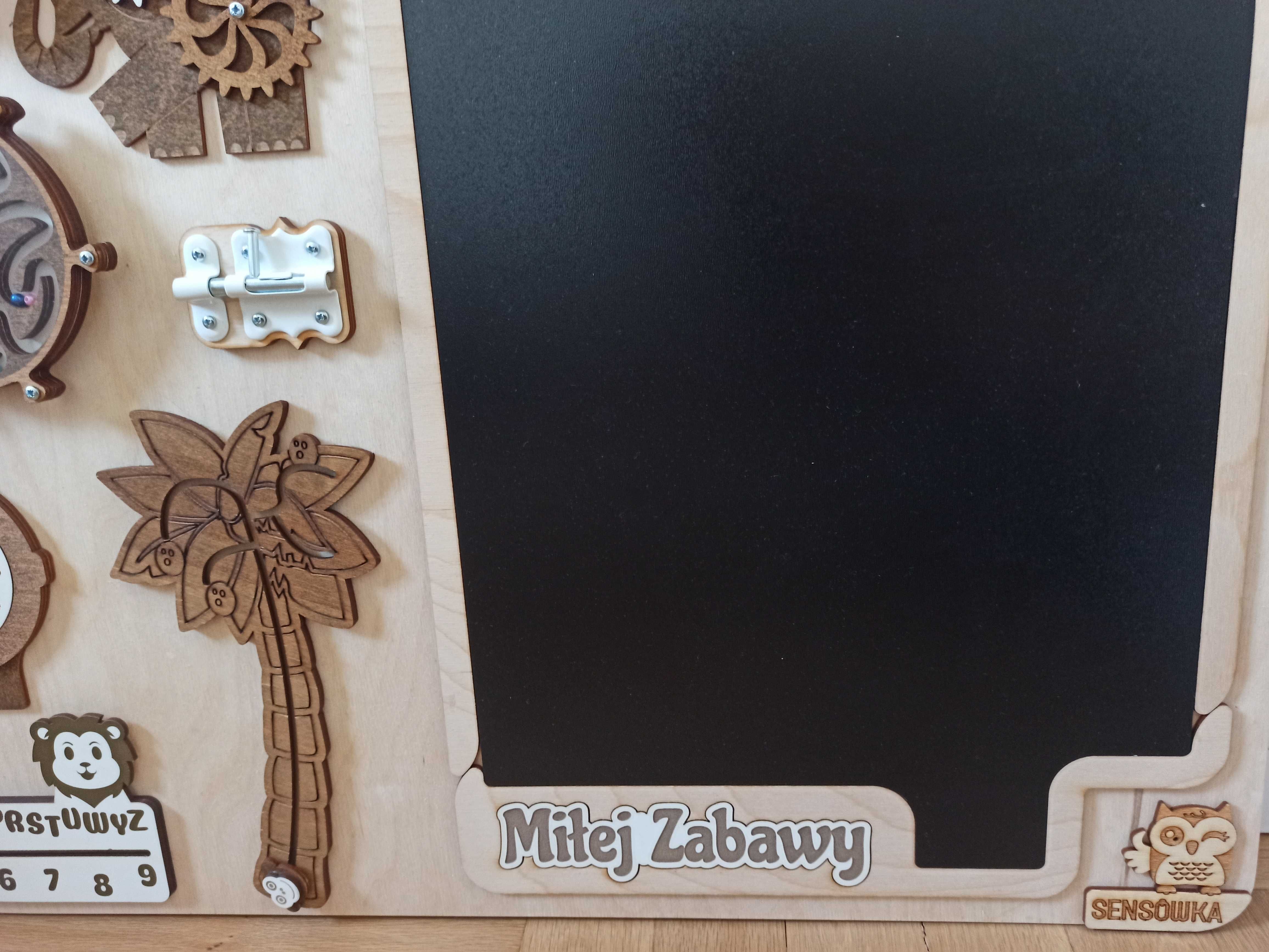 Sensoryczna tablica manipulacyjna Montessori XXL
