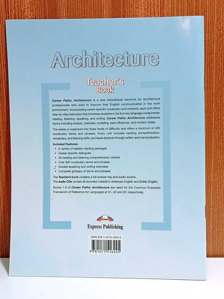 ARCHITECTURE Teacher's book, Career Paths, Express Publishing, j. ang