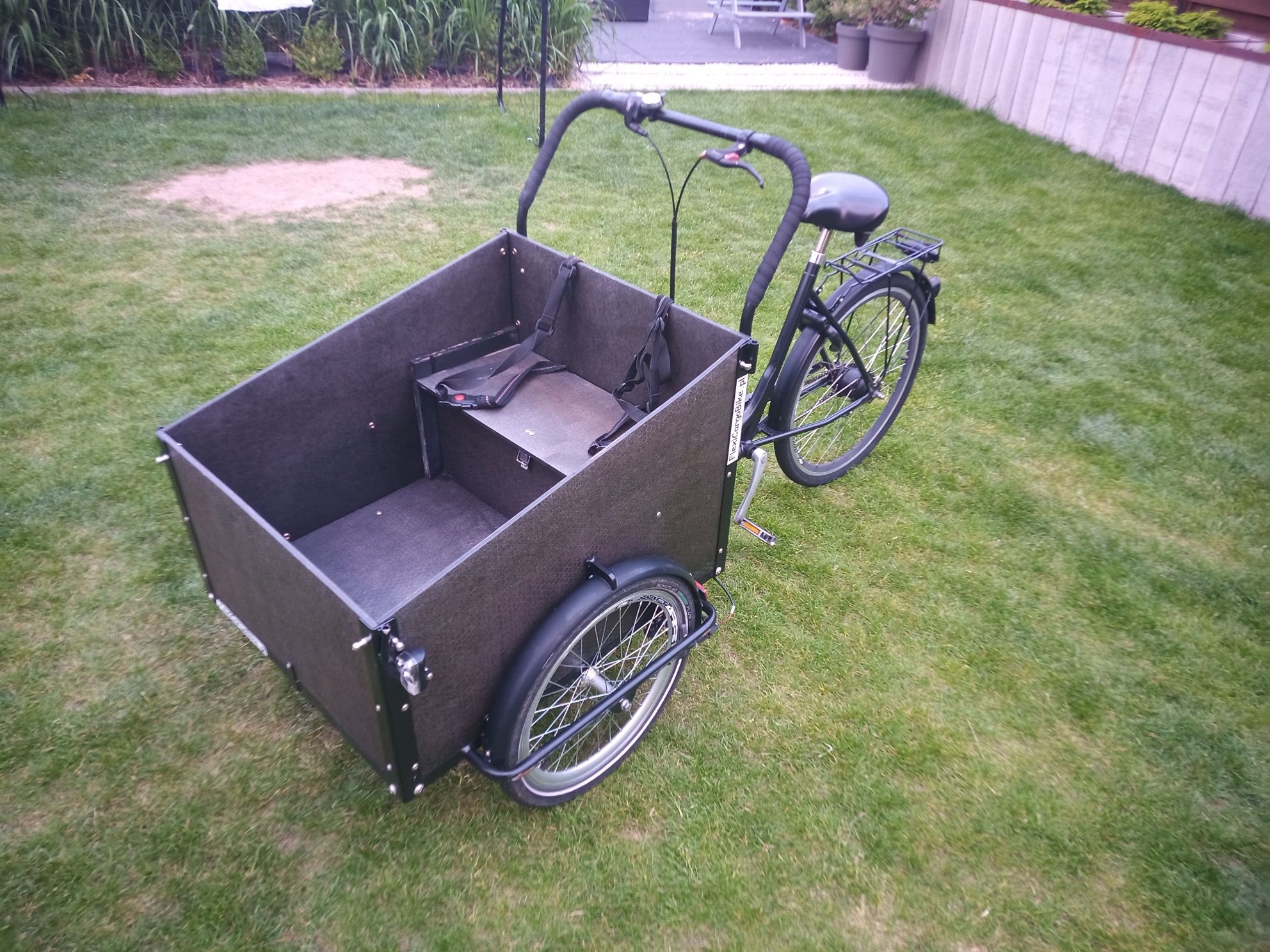 Riksza rowerowa cargo bike rower transportowy dla dzieci