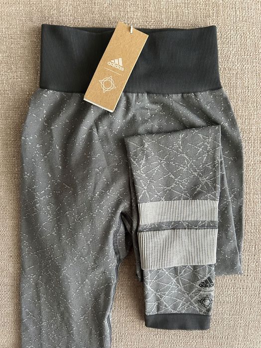Limitowane leginsy adidas Wanderlust 2w1, nowe z metką, rozmiar XS