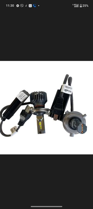 Пара LED ламп Michi MI LED Can H7, H4  5500K 75W