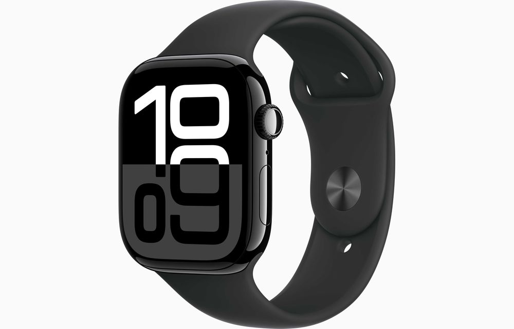 Apple Watch 10 Preto brilhante de 46 mm [NOVO]. 3Anos GarantiaNacional