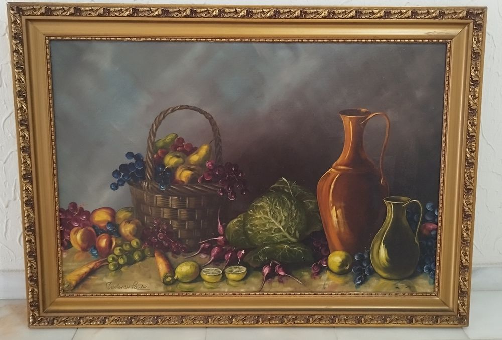Pintura a óleo s/tela - Carlos dos Santos