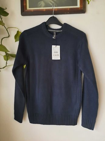 PIAZZA ITALIA nowy sweter męski r. S
