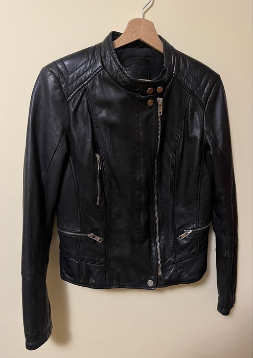 Ramoneska, skórzana kurtka, skóra, motycyklowa, zara