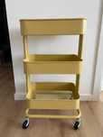 RÅSKOG Carrinho amarelo, 35x45x77cm - IKEA