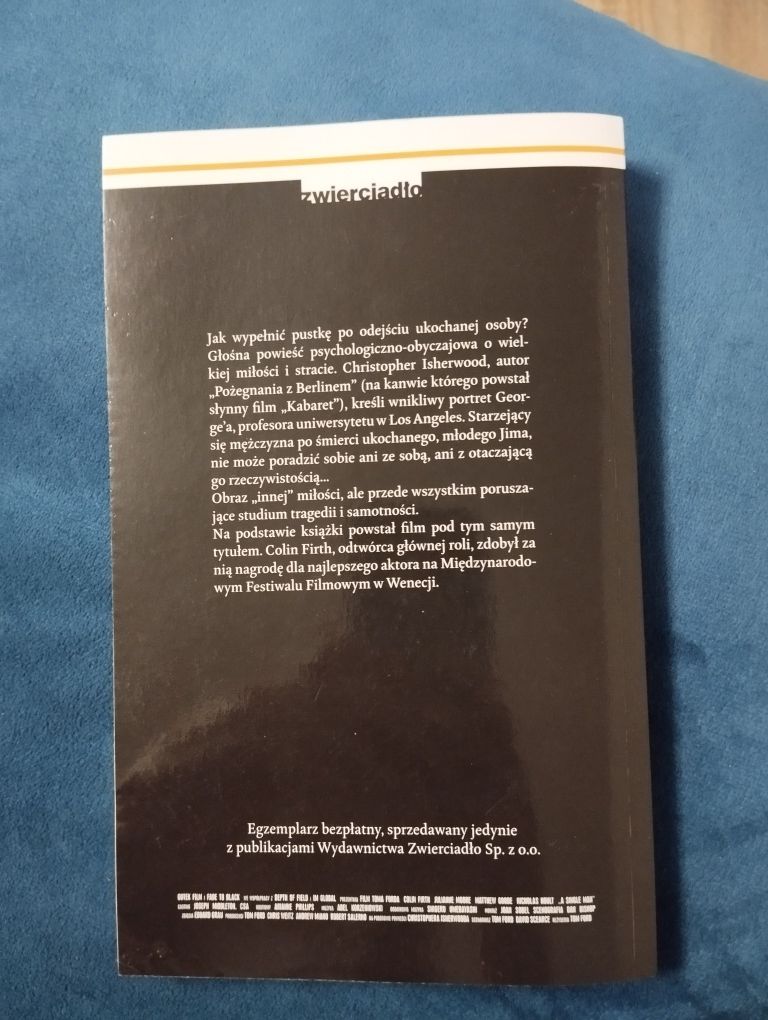 Książka Samotny mężczyzna Christopher Isherwood