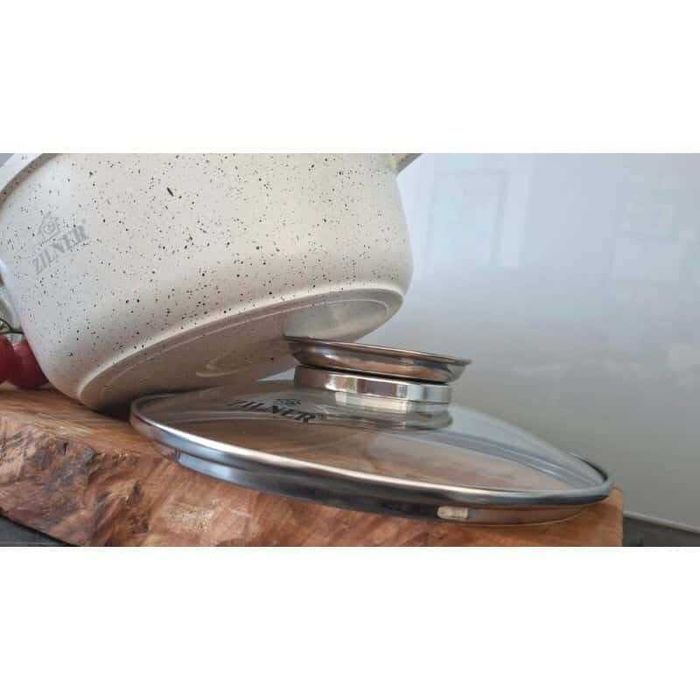 Zestaw Garnków Marmurkowych 12 EL KOMPLET GARNKI PREMIUM ZILNER